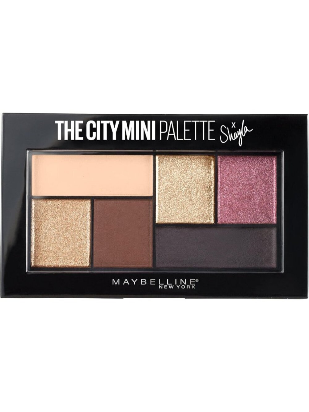 City Mini Eyeshadow Palette - Versatile Shades for Stunning Eye Looks, 0.14 oz